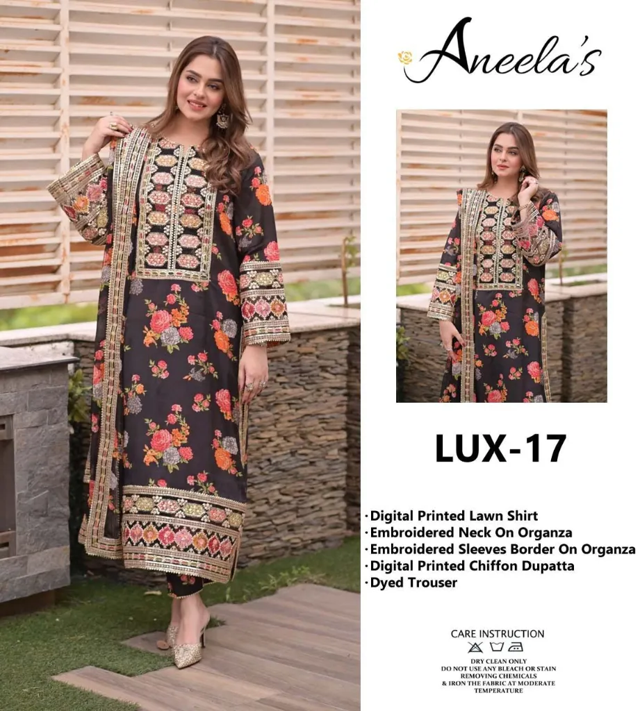 PRESENTING ANEELS BRAND LUXURY PRIMEIUM EMBROIDERED VOL                                   Summer Collection 2026