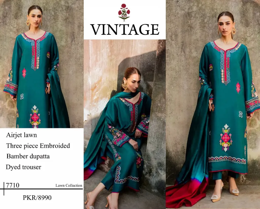 *PRESENTING VINTAGE MOST LUXURY EMBROIDERED HIT CODE*

*Summer Collection 2026*